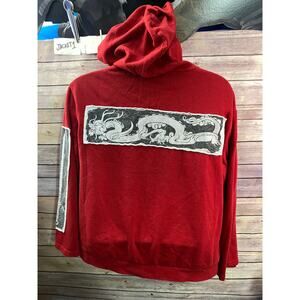 Her Universe Disney Mulan Lace-Up Bell Sleeve Girls Hoodie Medium